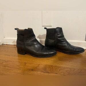WHISTLES Leather Pull-on Chelsea Boot
